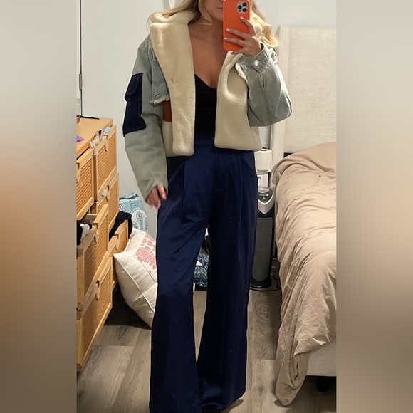 She’s Gone The essence of fashion empire Sherpa jean street style jacket - Picture 2 of 5